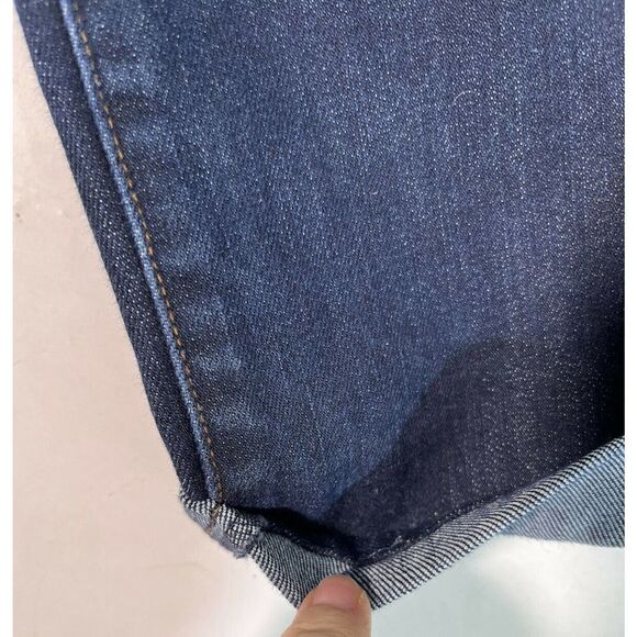 J. Crew Women's Toothpick Ankle Blue Jeans Cuffed Skinny - Picture 4 of 10